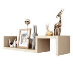 Wall Decoration With Shelves Placed On The Wall