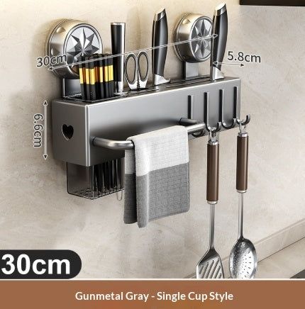 Punch-free Kitchen Shelf Home Wall-mounted