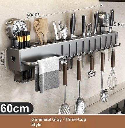Punch-free Kitchen Shelf Home Wall-mounted