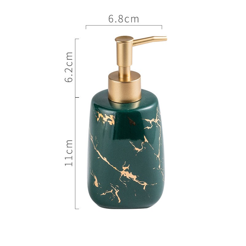 Ceramic Bathroom Accessory Set - Modern Decor
