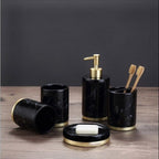 Luxury 4-Piece Ceramic Bathroom Accessory Set