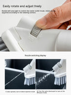Multifunctional Water Spray Floor Brush Gap Cleaning Suit