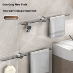 Towel Rack Cosmetic Room Punch-free Storage