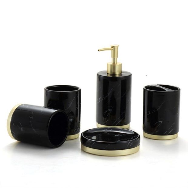 Luxury 4-Piece Ceramic Bathroom Accessory Set