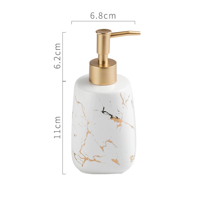 Ceramic Bathroom Accessory Set - Modern Decor