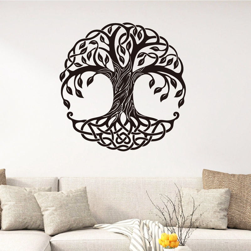 Tree of Life Wall Decoration Home Decor Living Room Bedroom Tree Silhouette Wall Decals Art Removable Vinyl Wall Sticker