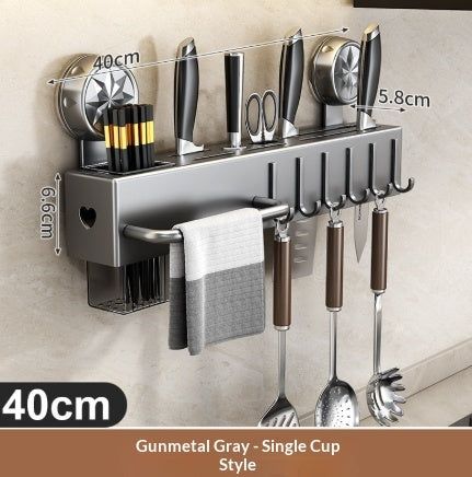 Punch-free Kitchen Shelf Home Wall-mounted