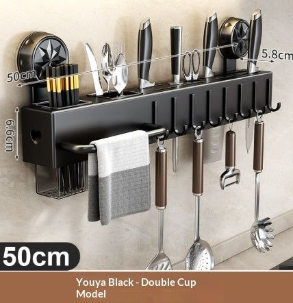 Punch-free Kitchen Shelf Home Wall-mounted
