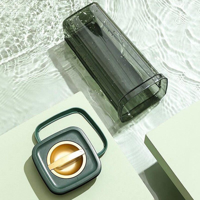 Light Luxury Moisture-proof Sealed Canister With Rotary Lid For Food Grade