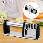 Kitchen Sharpener, 4-inch Knife Clipper Manual Sharpener