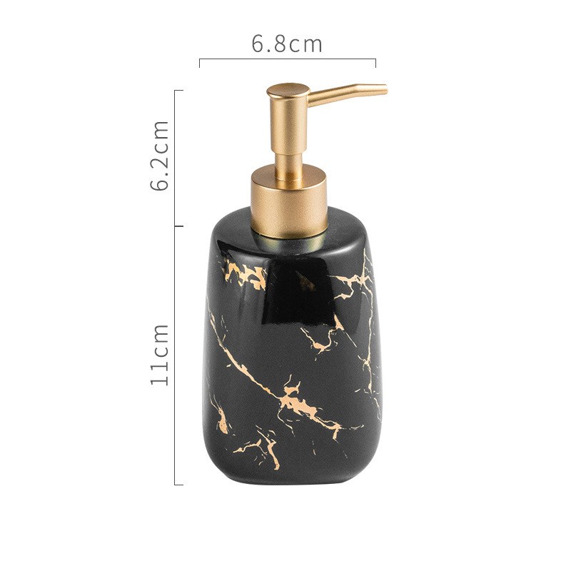 Ceramic Bathroom Accessory Set - Modern Decor