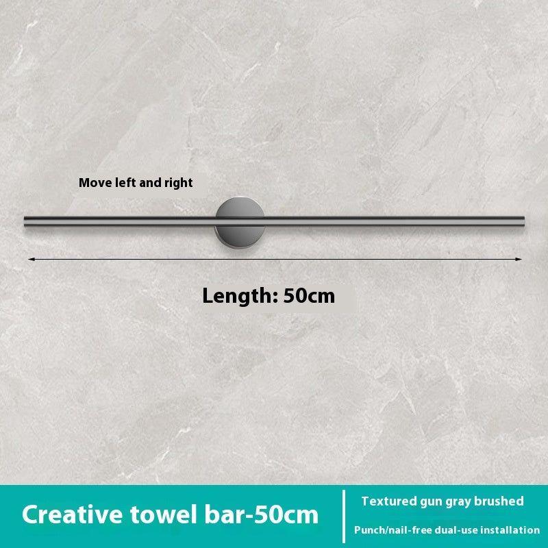Towel Rack Cosmetic Room Punch-free Storage