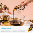 4 In 1 Adjustable Measuring Cup Multi-Functional Measuring Cup With Scraper-Style Seal Base Measurings Cube Cups For Cooking
