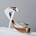 Creative All Copper Faucet High-end Luxury Washbasin Hot and Cold Faucet Bathroom Basin Faucet