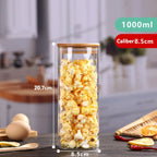 High Borosilicate Glass Sealed Jar Transparent Household