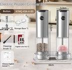 Charging Grinder Electric Rose Salt Pepper