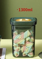 Light Luxury Moisture-proof Sealed Canister With Rotary Lid For Food Grade