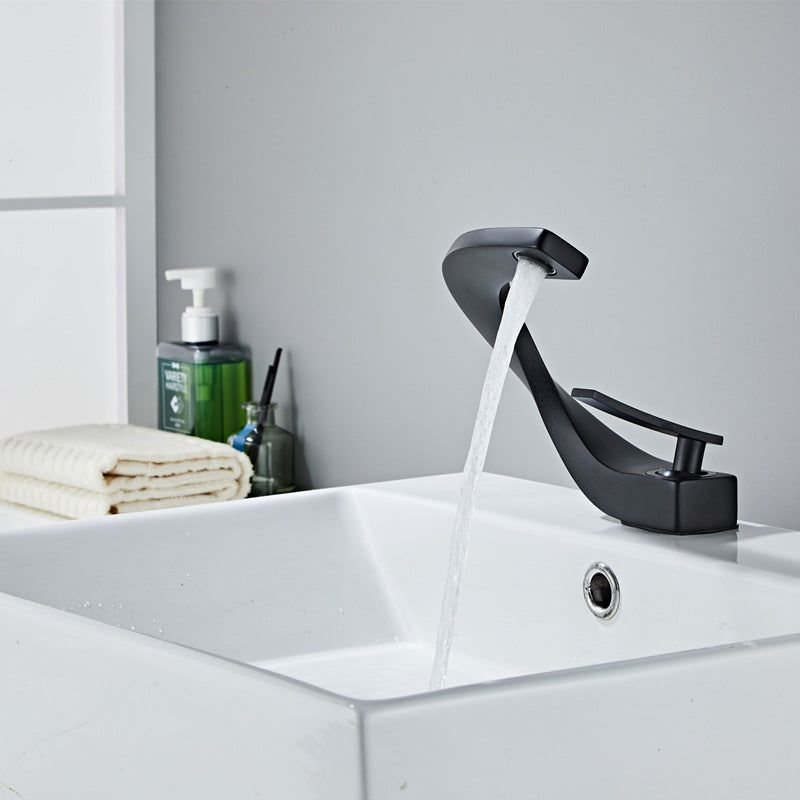 Creative All Copper Faucet High-end Luxury Washbasin Hot and Cold Faucet Bathroom Basin Faucet