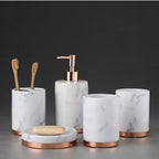 Luxury 4-Piece Ceramic Bathroom Accessory Set