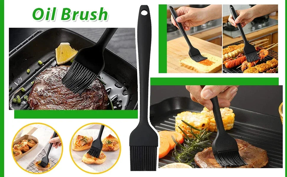 2in1 Olive Oil Dispenser Bottle 500ml Plastic Oil Sprayer for Cooking Oil Spray Tank BBQ Baking Picnic Kitchen Tools for Home