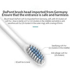 Electric Ultrasonic Toothbrush Six Speed Mode Home Soft Hair USB Charging Waterproof Adult Tooth Cleaner Automatic Couple Set-
