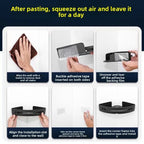 3/2/1 PCS Strong Adhesive No Drill Shower Shelf Storage Upgraded Waterproof Bathroom Organizer Shampoo & Towel Holder Wall Mount