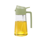 2in1 Olive Oil Dispenser Bottle 500ml Plastic Oil Sprayer for Cooking Oil Spray Tank BBQ Baking Picnic Kitchen Tools for Home