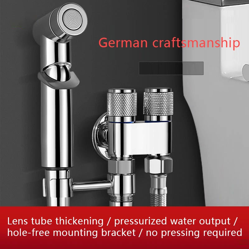 Homefish Hand Held High Pressure Toilet Spray With Dual Mode Nozzle Is Very Suitable For Bathroom Cleaning And Toilet Flushing