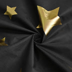 1pc Modern 100% Blackout Curtain Grommet Top, Big Star and Moon Pattern Window Curtains for Living Room Bedroom, Home Decor