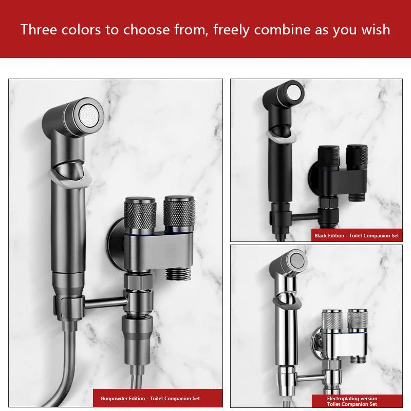 Homefish Hand Held High Pressure Toilet Spray With Dual Mode Nozzle Is Very Suitable For Bathroom Cleaning And Toilet Flushing