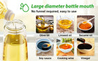 2in1 Olive Oil Dispenser Bottle 500ml Plastic Oil Sprayer for Cooking Oil Spray Tank BBQ Baking Picnic Kitchen Tools for Home