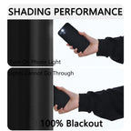 1pc 100% Blackout Curtain with Rod Pocket, Curtains for Living Room, Bedroom, Kitchen, Window Curtain, Drapes in Living Room