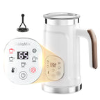 BioloMix 5-in-1 Milk Frother with Upgraded LED Display Touch Screen - Hot And Cold Foam Maker Milk Warmer for Coffee Latte