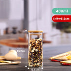 High Borosilicate Glass Sealed Jar Transparent Household