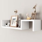 Wall Decoration With Shelves Placed On The Wall
