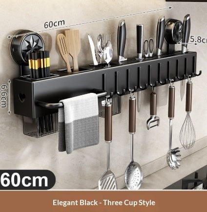 Punch-free Kitchen Shelf Home Wall-mounted
