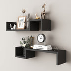 Wall Decoration With Shelves Placed On The Wall
