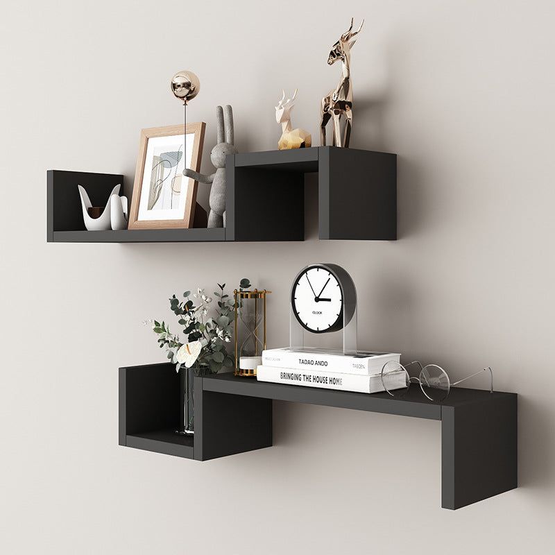 Wall Decoration With Shelves Placed On The Wall