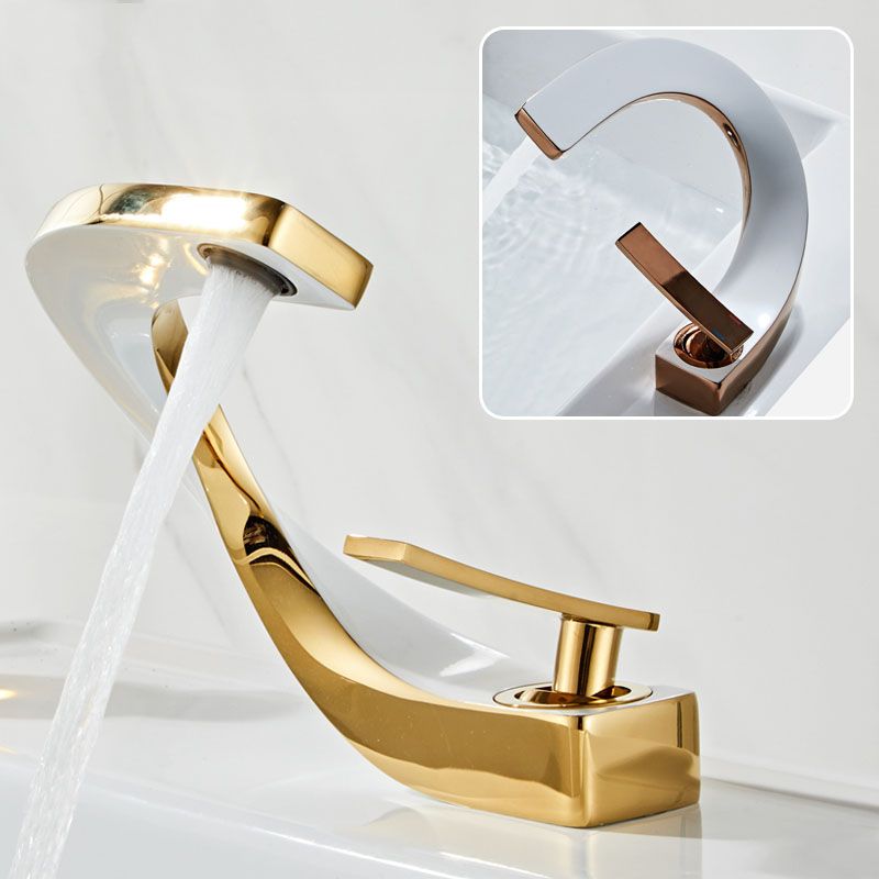 Creative All Copper Faucet High-end Luxury Washbasin Hot and Cold Faucet Bathroom Basin Faucet