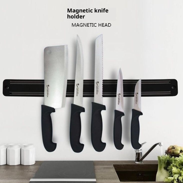 Kitchen Household Plastic Magnetic Knife Holder