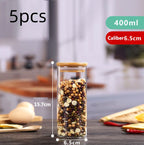 High Borosilicate Glass Sealed Jar Transparent Household