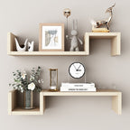 Wall Decoration With Shelves Placed On The Wall