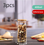 High Borosilicate Glass Sealed Jar Transparent Household