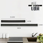 Kitchen Household Plastic Magnetic Knife Holder