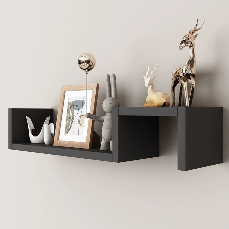 Wall Decoration With Shelves Placed On The Wall
